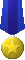 Medal 2 Blue Gold