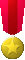 Medal 3 Red Gold