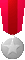 Medal 3 Red Silver